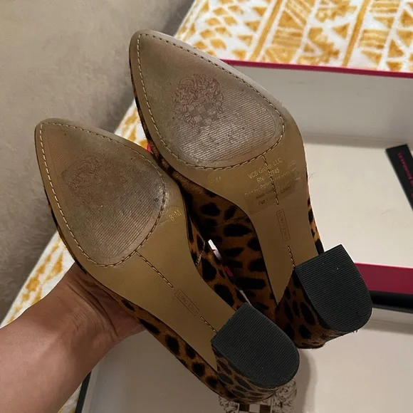 Vince Camuto Animal Print Heels - Picture 4 of 6